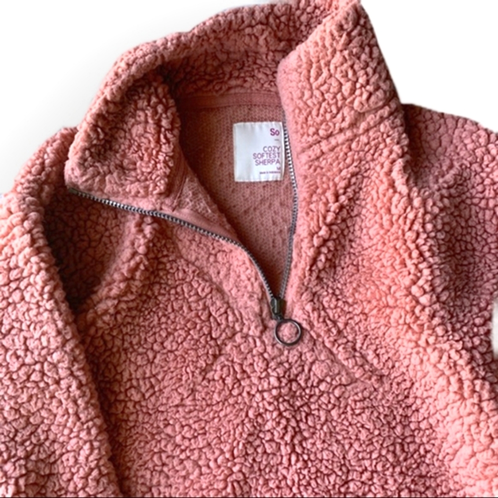 SO Cozy Softest Sherpa Half Zip